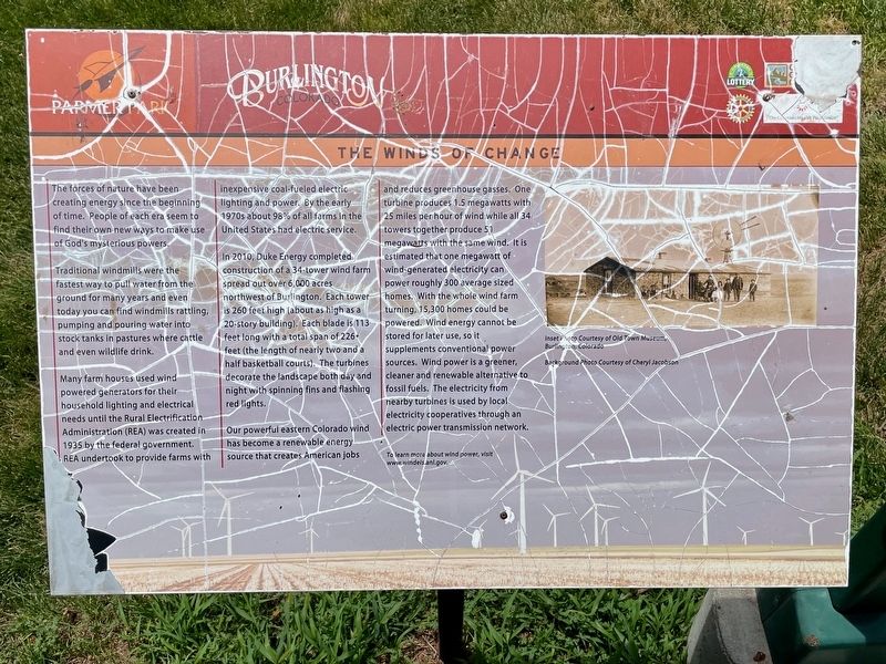 The Winds of Change Marker. Click for full size. The Winds of Change Marker image. Click for full size.