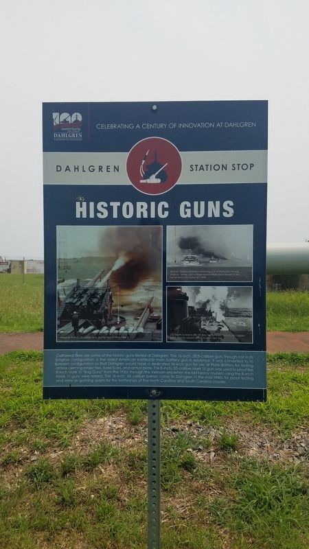 Historic Guns Marker image. Click for full size.