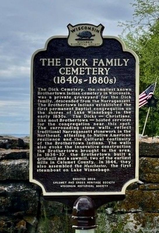 The Dick Family Cemetery (1840s1880s) Marker. Click for full size. The Dick Family Cemetery (1840s1880s) Marker image. Click for full size.