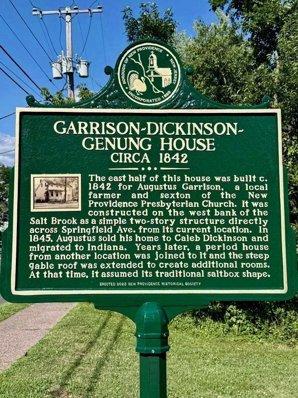 Garrison-Dickinson-Genung House image. Click for full size.