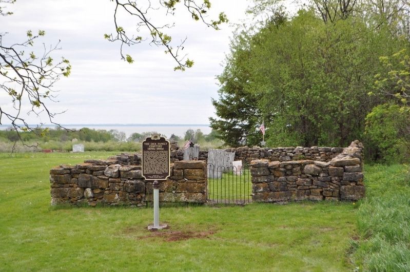 The Dick Family Cemetery Marker. Click for full size. The Dick Family Cemetery Marker image. Click for full size.