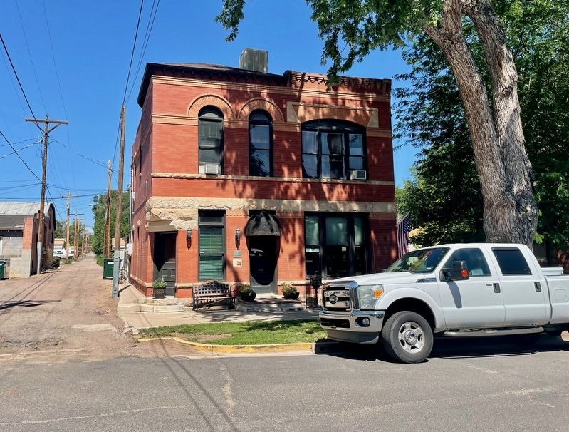 The Santa Fe Building Marker image. Click for full size.