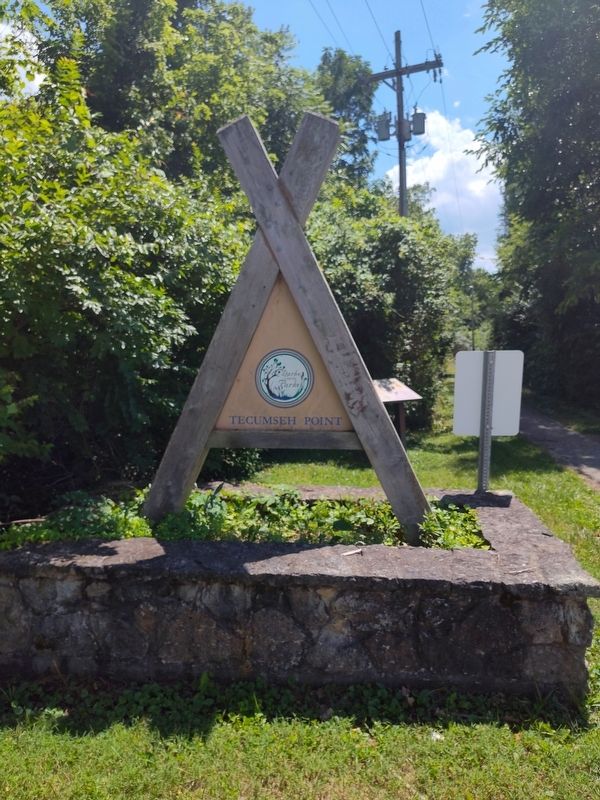 Tecumseh Point Marker. Click for full size. Tecumseh Point Marker image. Click for full size.