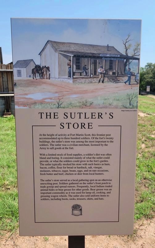 The Sutler's Store Marker - new marker image. Click for full size.