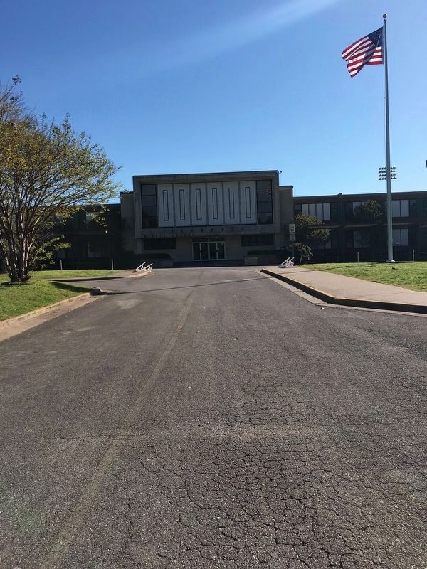 Coffee High School Building before it was torn down image. Click for full size.