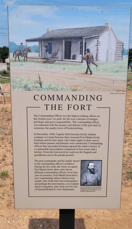 Commanding the Fort Marker. Click for full size. Commanding the Fort Marker image. Click for full size.