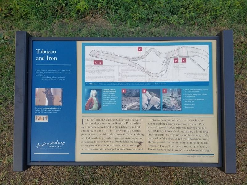 where was tobacco discovered Tobacco and Iron Historical Marker