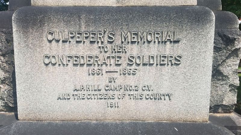 Confederate Memorial. Click for full size. Confederate Memorial image. Click for full size.