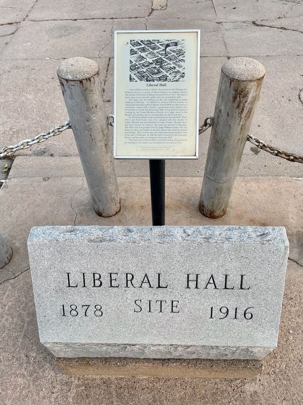 Liberal Hall Marker image. Click for full size.