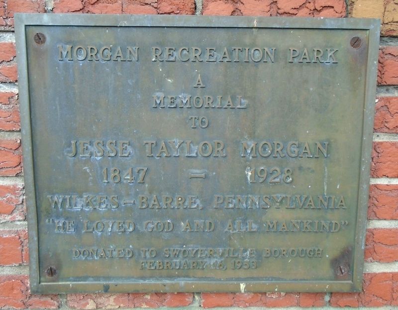 Morgan Recreation Park Marker image. Click for full size.