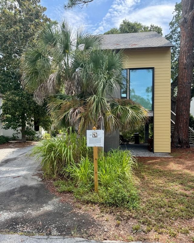 Original Gilyard Cottage Site Marker. Click for full size. Original Gilyard Cottage Site Marker image. Click for full size.