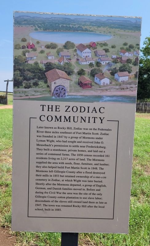 The Zodiac Community Marker. Click for full size. The Zodiac Community Marker image. Click for full size.