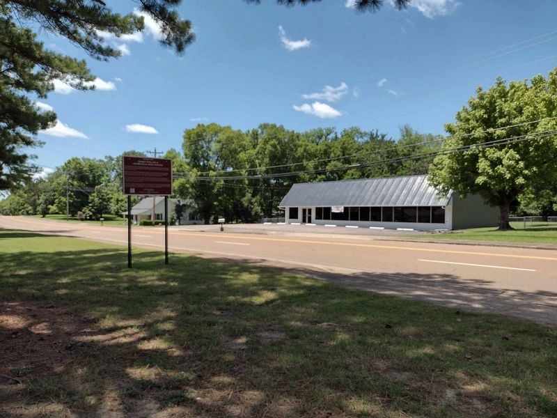 Dewey Phillips and Adamsville High School Marker. Click for full size. Dewey Phillips and Adamsville High School Marker image. Click for full size.