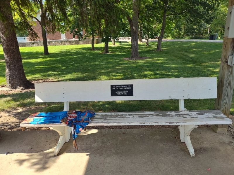 Ansonia Area Veterans Memorial Park Marker. Click for full size. Ansonia Area Veterans Memorial Park Marker image. Click for full size.