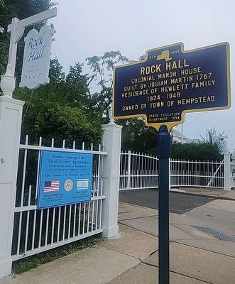 Rock Hall Marker. Click for full size. Rock Hall Marker image. Click for full size.