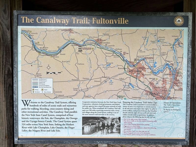 The Canalway Trail: Fultonville image. Click for full size.