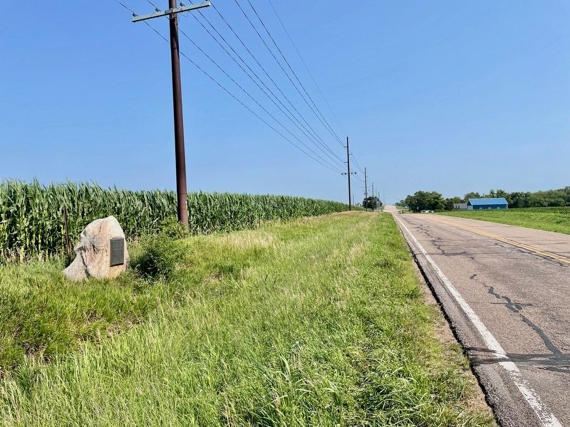 View from marker looking North towards I-80 exit 360.. Click for full size. View from marker looking North towards I-80 exit 360. image. Click for full size.