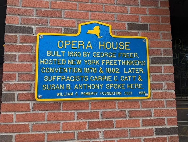 Opera House Marker. Click for full size. Opera House Marker image. Click for full size.