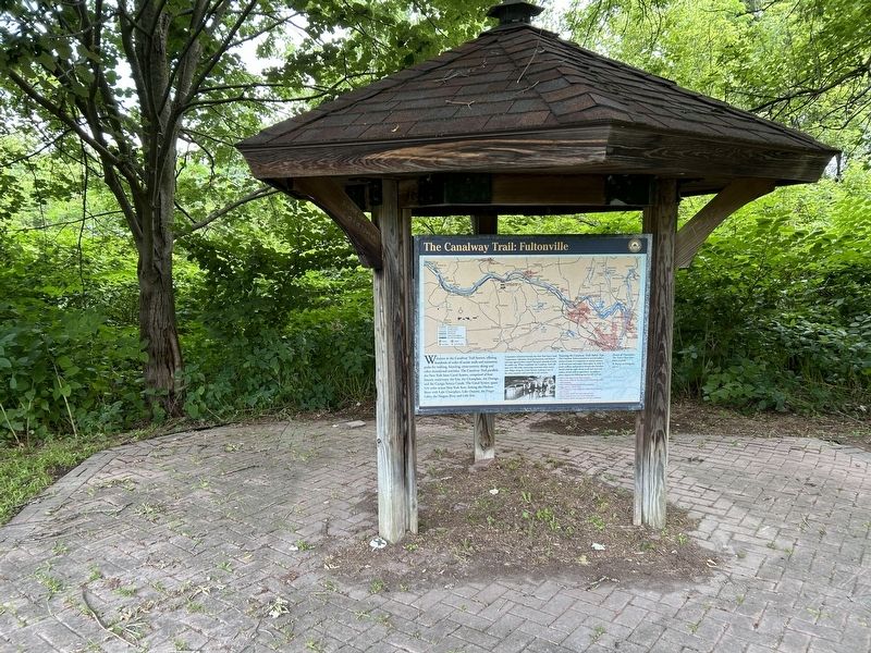 The Canalway Trail: Fultonville Marker image. Click for full size.
