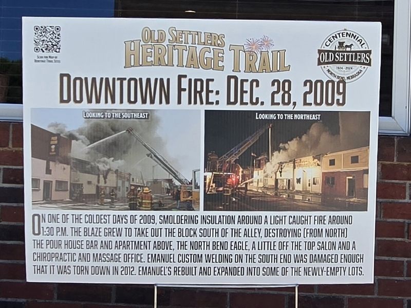 Downtown Fire: Dec. 28, 2009 Marker. Click for full size. Downtown Fire: Dec. 28, 2009 Marker image. Click for full size.