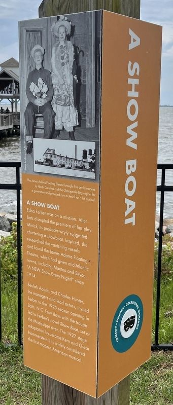 A Show Boat Marker. Click for full size. A Show Boat Marker image. Click for full size.