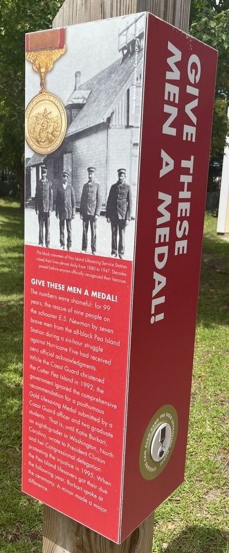 Give These Men a Medal! Marker. Click for full size. Give These Men a Medal! Marker image. Click for full size.