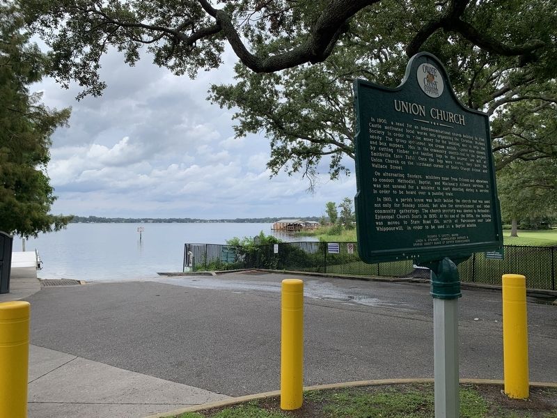 Conway Chain of Lakes/ Union Church Marker image. Click for full size.