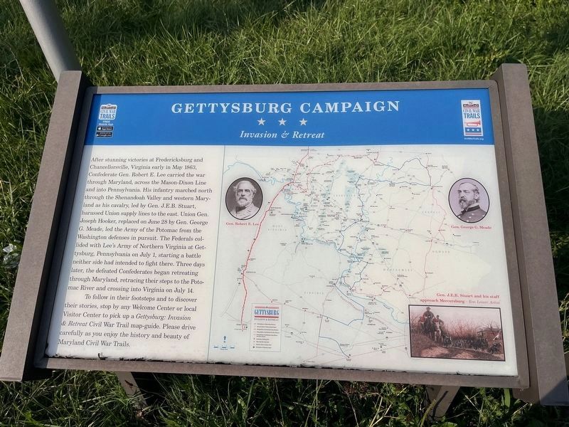 Gettysburg Campaign Marker image. Click for full size.