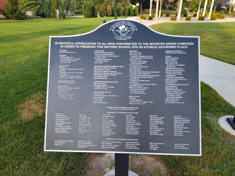Welcome To Wooster Green Marker image. Click for full size.