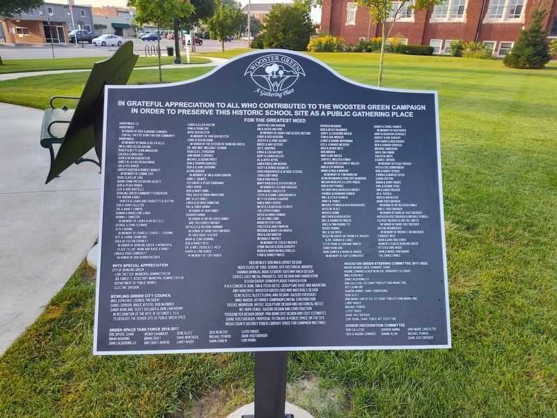 Welcome To Wooster Green Marker image. Click for full size.