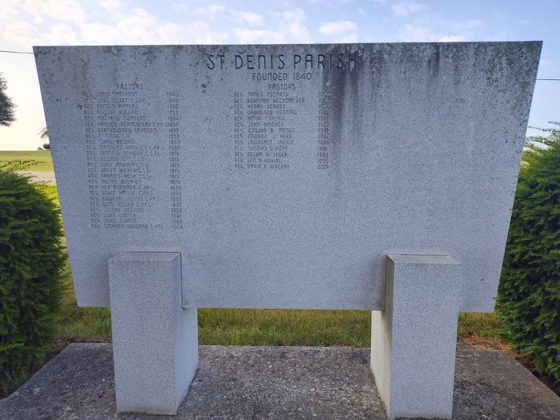 St. Denis Parish Marker image. Click for full size.