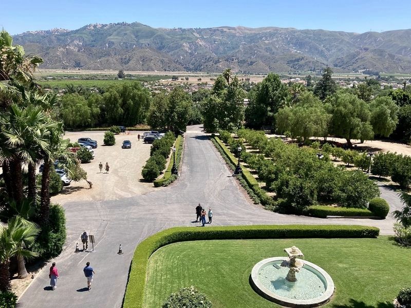 View from the Piru Mansion. Click for full size. View from the Piru Mansion image. Click for full size.