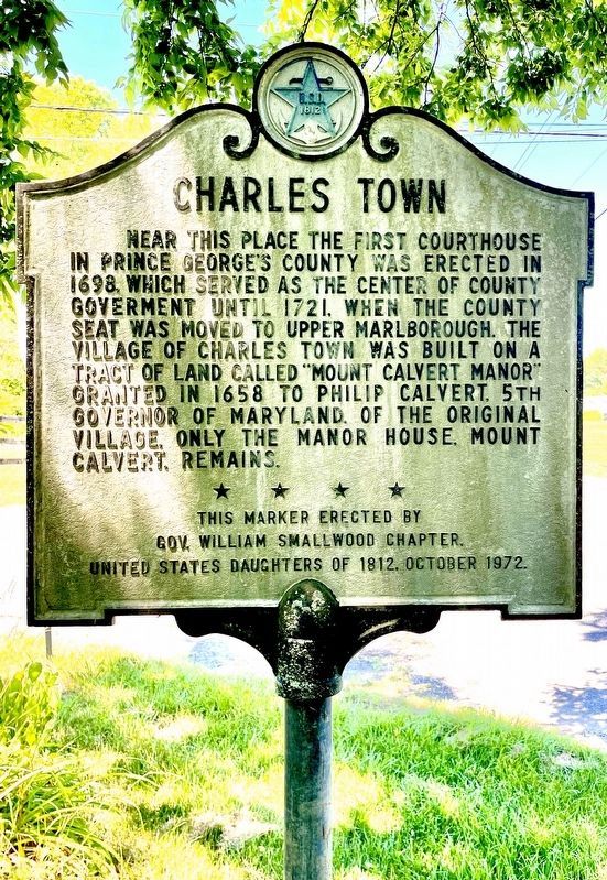 Charles Town Marker image. Click for full size.