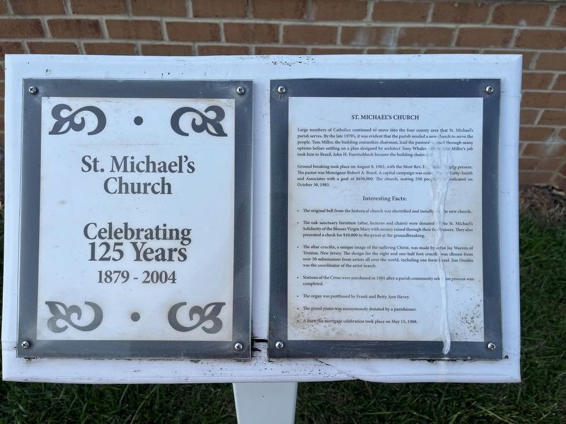 St. Michael's Church Marker image. Click for full size.