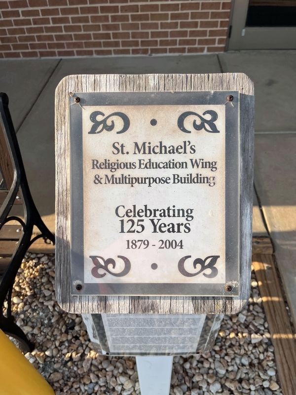 St. Michael's Religious Education Wing & Multipurpose Building Marker image. Click for full size.