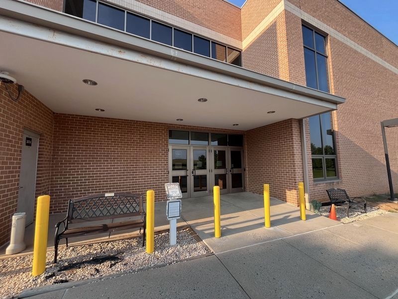 St. Michael's Religious Education Wing & Multipurpose Building Marker at the entrance image. Click for full size.