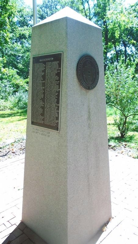 Massachusetts Medal of Honor Recipients Memorial Obelisk image. Click for full size.