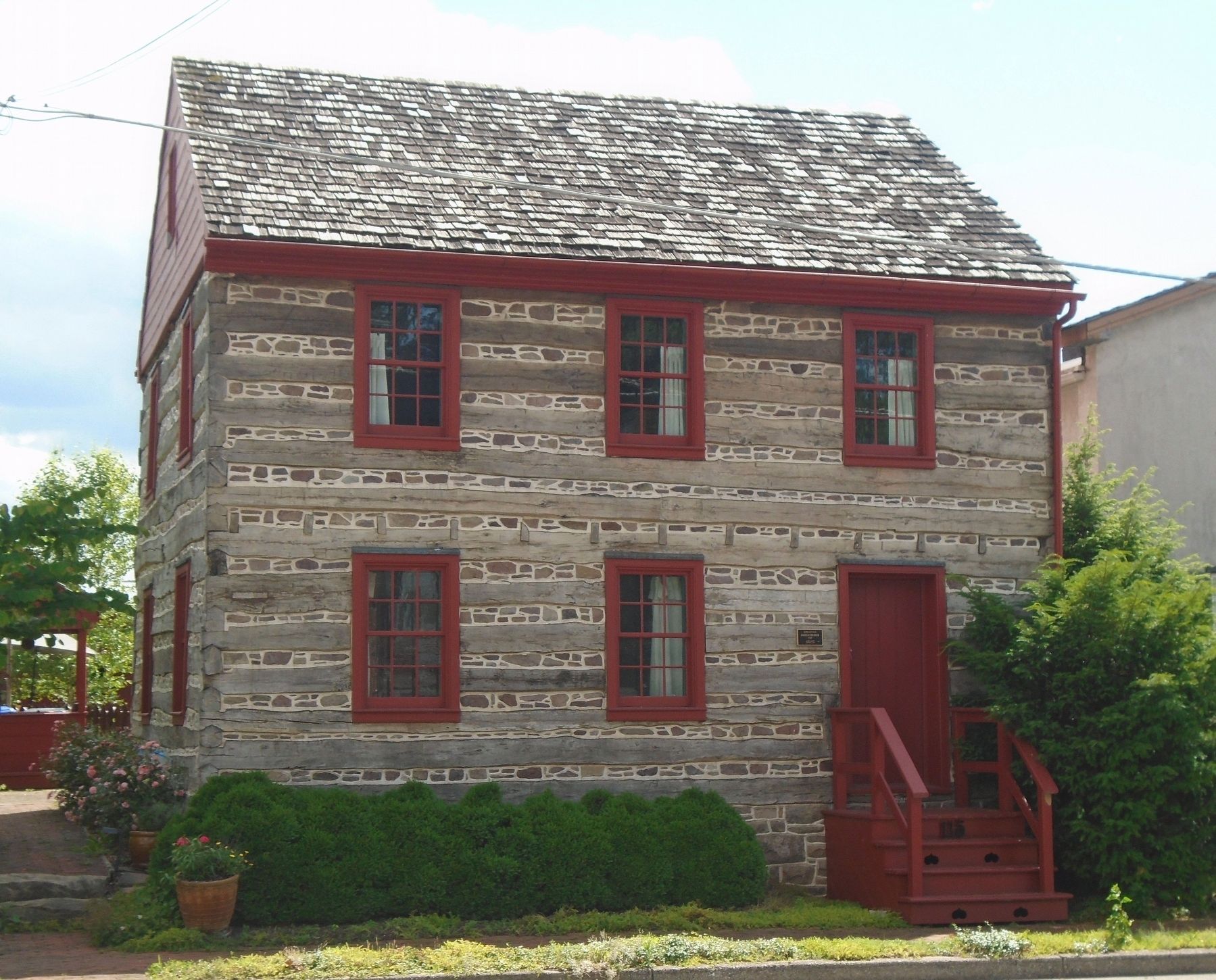 Baker-Jacobs House and Marker. Click for full size. Baker-Jacobs House and Marker image. Click for full size.