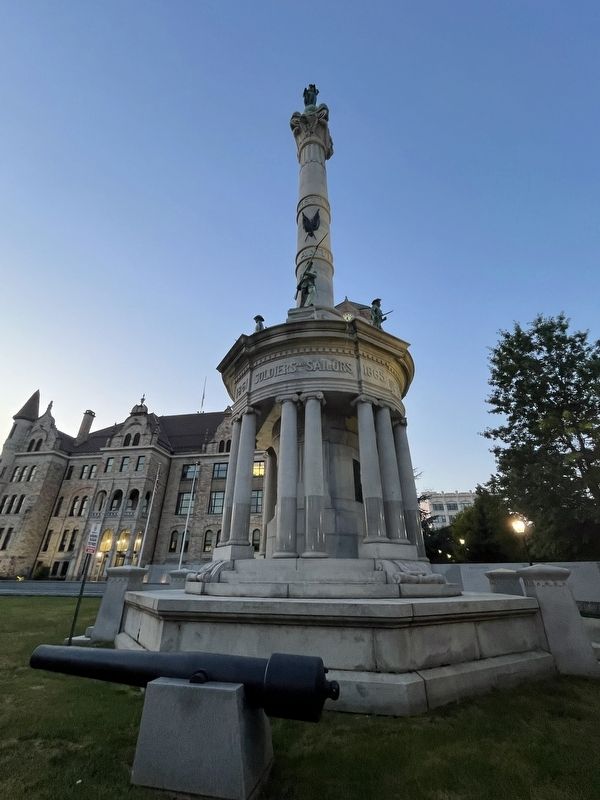 Lackawanna County Soldiers and Sailors Monument. Click for full size. Lackawanna County Soldiers and Sailors Monument image. Click for full size.