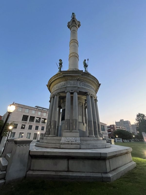 Lackawanna County Soldiers and Sailors Monument. Click for full size. Lackawanna County Soldiers and Sailors Monument image. Click for full size.