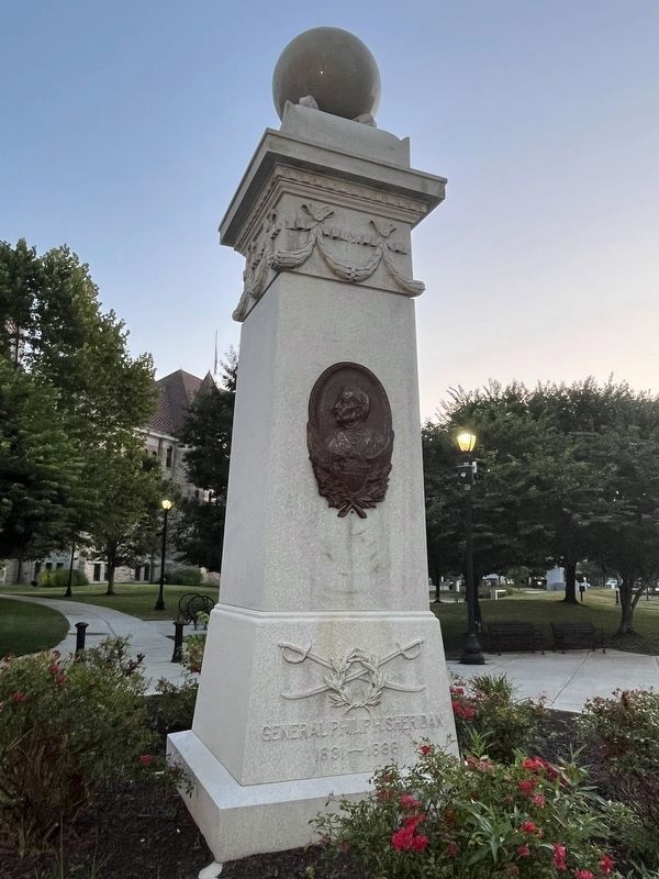 General Philip H. Sheridan Monument Marker. Click for full size. General Philip H. Sheridan Monument Marker image. Click for full size.