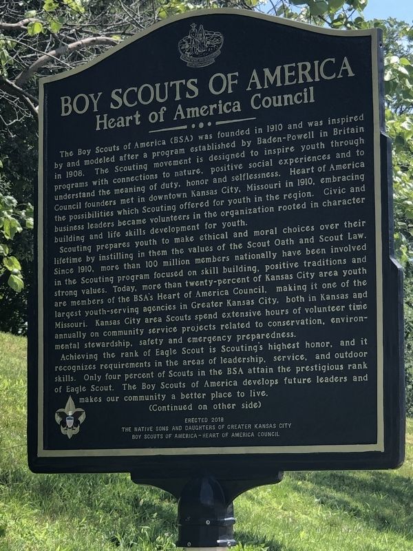 Boy Scouts of America Marker, Side One. Click for full size. Boy Scouts of America Marker, Side One image. Click for full size.
