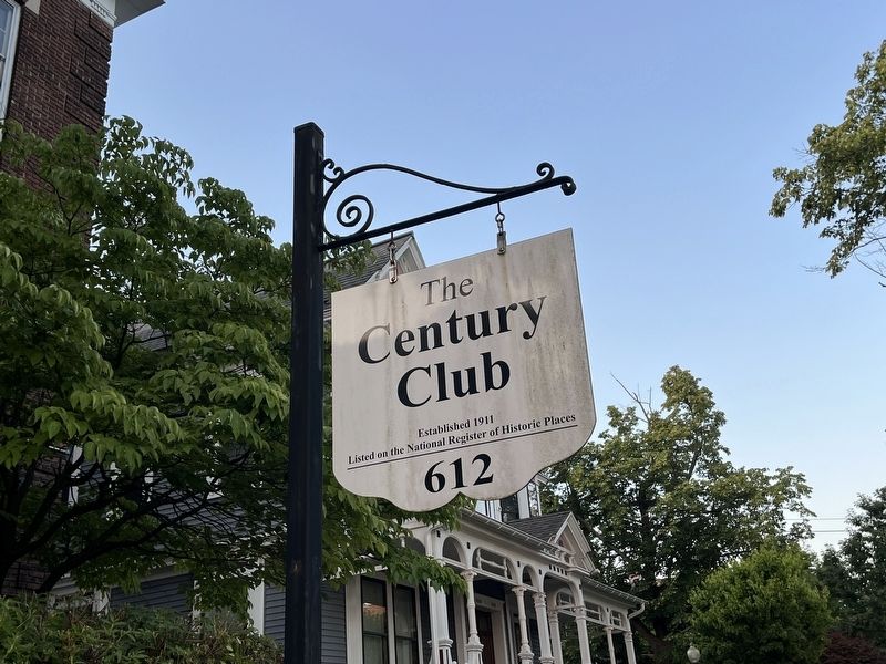 Additional signage for The Century Club. Click for full size. Additional signage for The Century Club image. Click for full size.