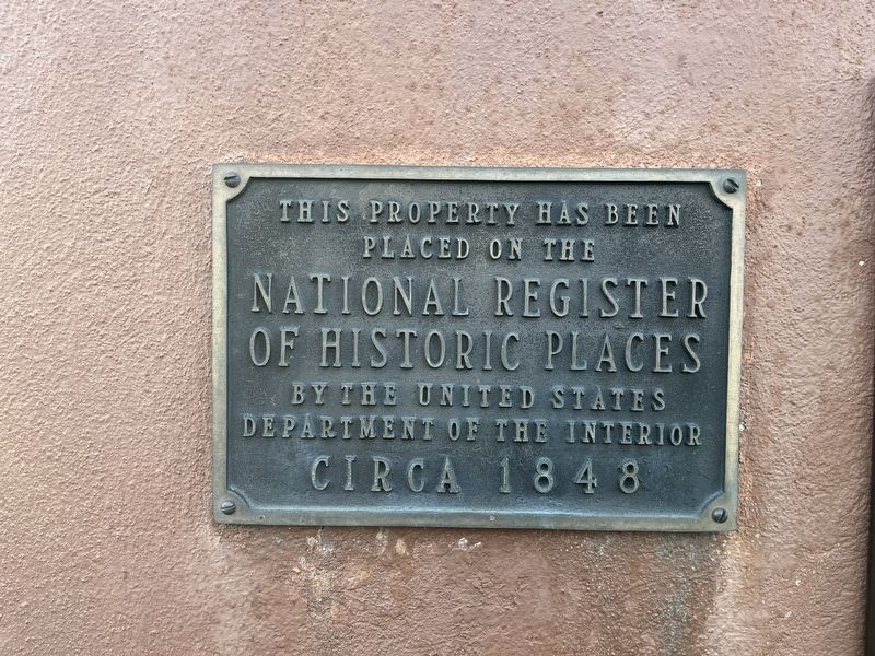 Adjacent National Register of Historic Places plaque. Click for full size. Adjacent National Register of Historic Places plaque image. Click for full size.
