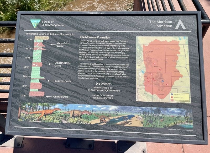 The Morrison Formation Marker image. Click for full size.
