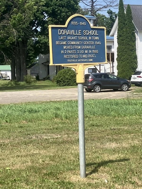 Doraville School Marker. Click for full size. Doraville School Marker image. Click for full size.