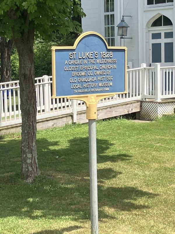 St Luke's 1828 Marker. Click for full size. St Luke's 1828 Marker image. Click for full size.