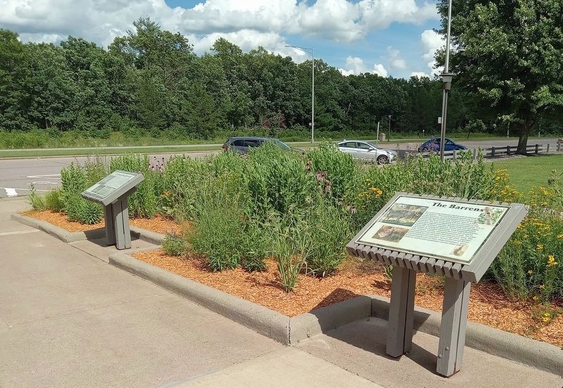 The Barrens Marker (right) at Rest Area 53. Click for full size. The Barrens Marker (right) at Rest Area 53 image. Click for full size.