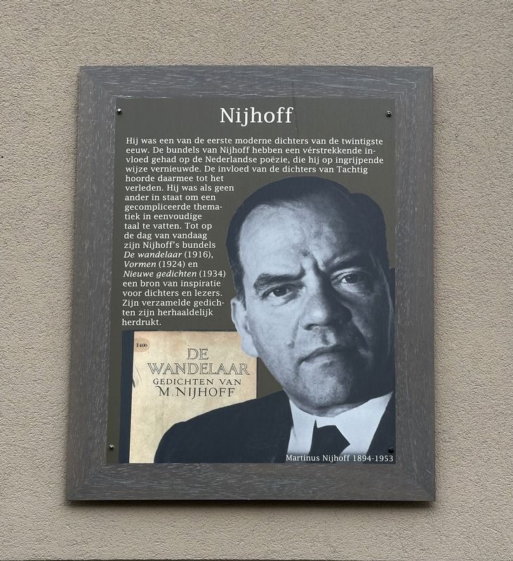 Nijhoff Marker. Click for full size. Nijhoff Marker image. Click for full size.