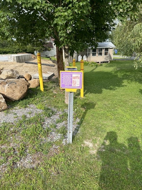 Site of Lake Pleasant House Marker. Click for full size. Site of Lake Pleasant House Marker image. Click for full size.